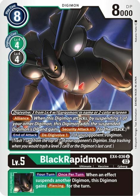 BlackRapidmon Card Front