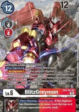 BlitzGreymon Card Front