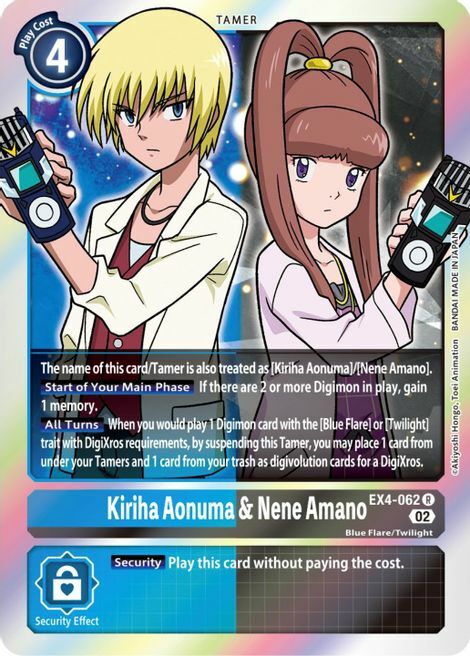 Kiriha Aonuma & Nene Amano Card Front