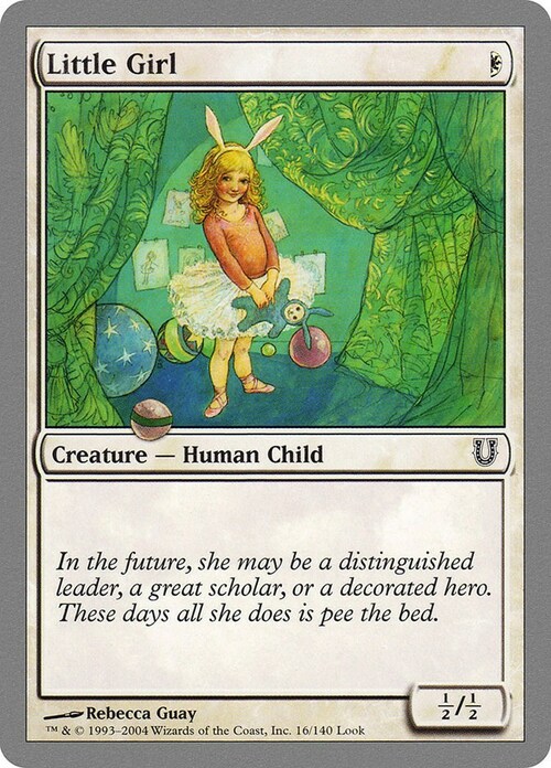Little Girl Card Front
