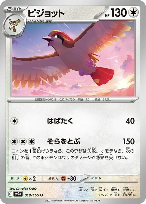 Pidgeot Card Front