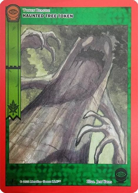 Haunted Tree Token Card Front