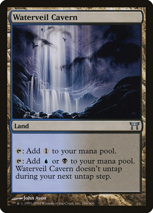 Waterveil Cavern Card Front