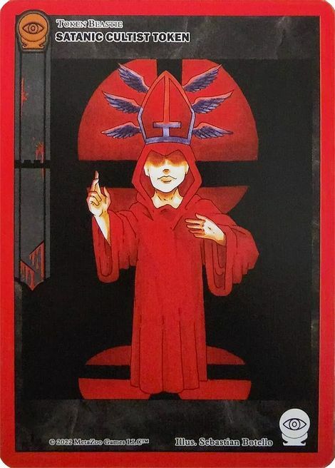 Satanic Cultist Token Card Front