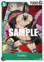 Franky · Super Pre-Release Stamp OP02-039