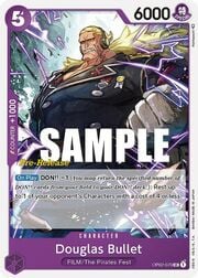 Douglas Bullet · Super Pre-Release Stamp OP02-079