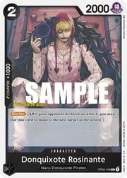 Donquixote Rosinante · Super Pre-Release Stamp OP02-108