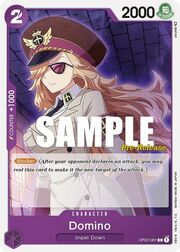 Domino · Super Pre-Release Stamp OP02-081