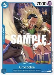 Crocodile · Super Pre-Release Stamp OP02-053