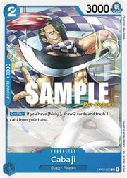 Cabaji · Super Pre-Release Stamp OP02-052