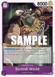 Byrnndi World · Super Pre-Release Stamp OP02-082