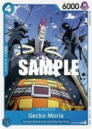 Gecko Moria · Super Pre-Release Stamp OP02-054