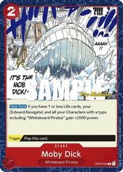 Moby Dick · Super Pre-Release Stamp OP02-024