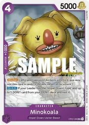 Minokoala · Super Pre-Release Stamp OP02-086