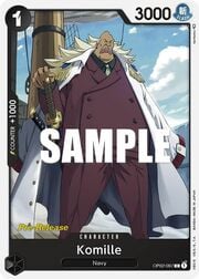 Komille · Super Pre-Release Stamp OP02-097