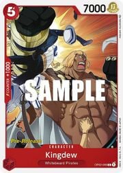 Kingdew · Super Pre-Release Stamp OP02-006