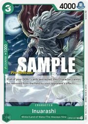 Inuarashi · Super Pre-Release Stamp OP02-027