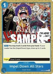Impel Down All Stars · Super Pre-Release Stamp OP02-066