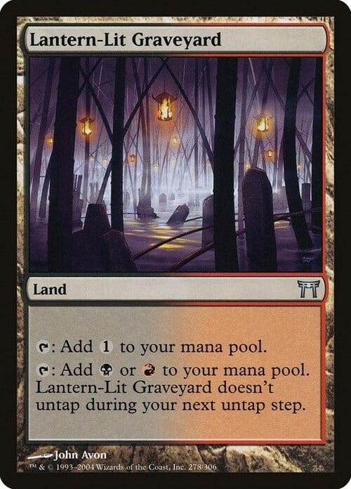 Lantern-Lit Graveyard Card Front