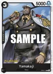 Yamakaji · Super Pre-Release Stamp OP02-116