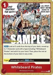 Whitebeard Pirates · Super Pre-Release Stamp OP02-022