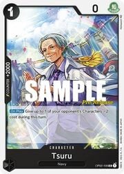 Tsuru · Super Pre-Release Stamp OP02-106