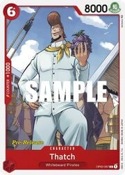 Thatch · Super Pre-Release Stamp OP02-007