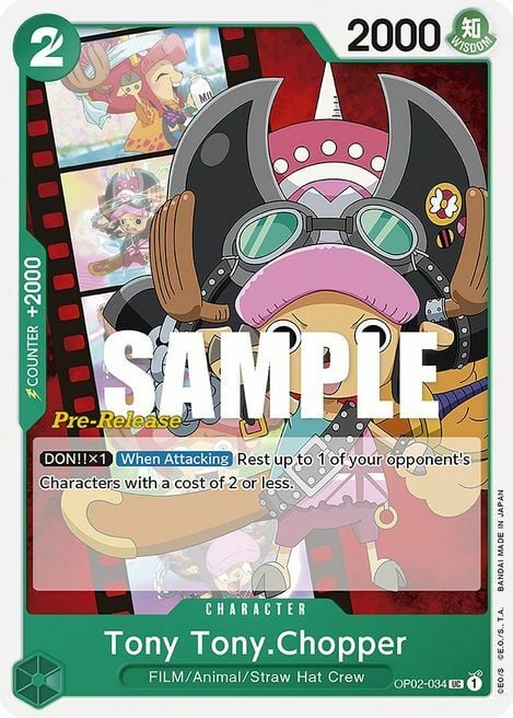 Tony Tony.Chopper Card Front