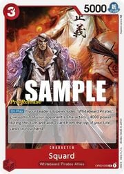 Squard · Super Pre-Release Stamp OP02-009