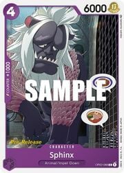 Sphinx · Super Pre-Release Stamp OP02-088