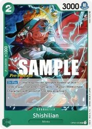 Shishilian · Super Pre-Release Stamp OP02-032