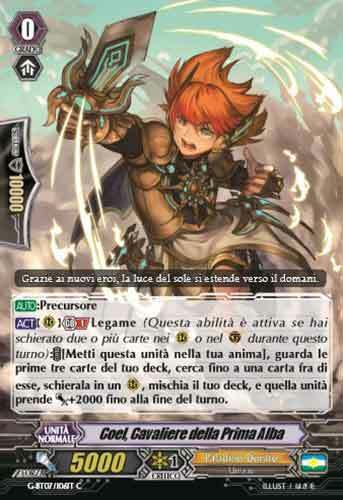 Knight of Early Dawn, Coel Card Front