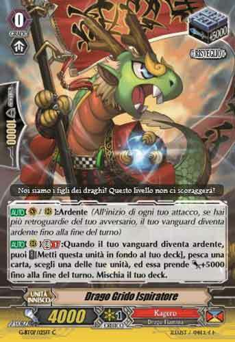 Inspire Yell Dragon Card Front