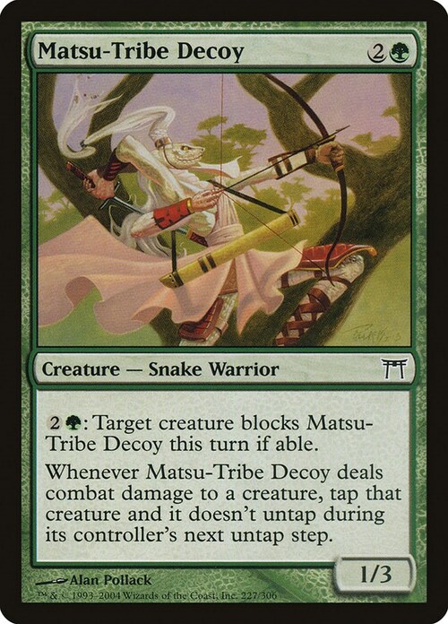 Matsu-Tribe Decoy Card Front