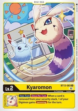 Kyaromon Card Front