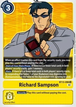 Richard Sampson Card Front