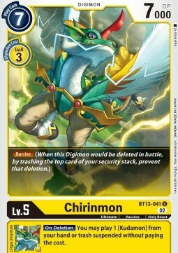 Chirinmon Card Front