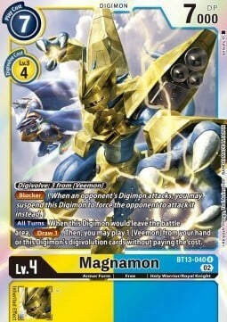 Magnamon Card Front