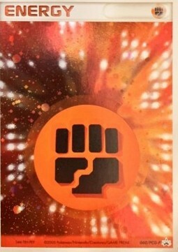 Fighting Energy Card Front
