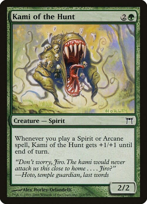 Kami of the Hunt Card Front