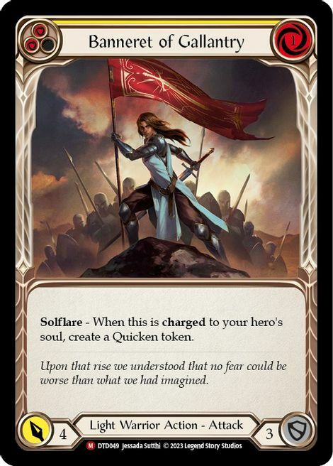 Banneret of Gallantry Card Front