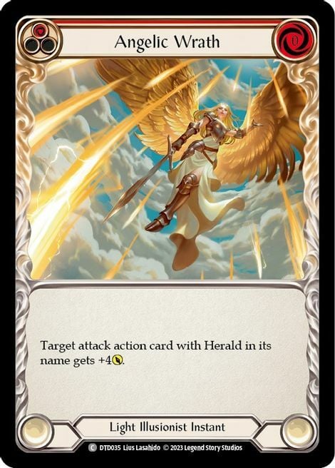 Angelic Wrath (Red) Card Front