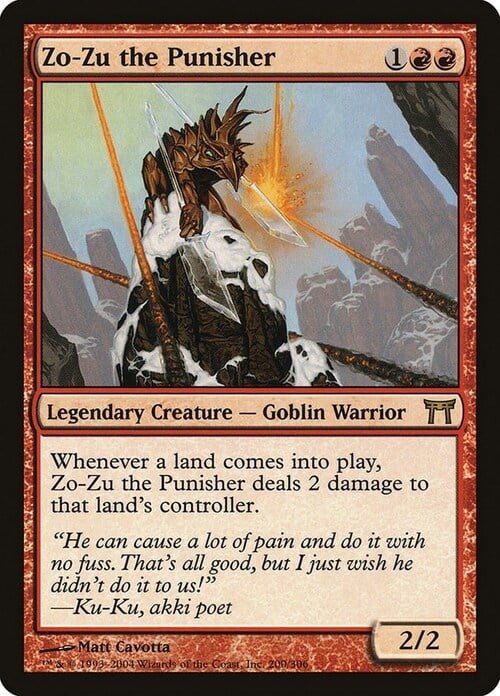 Zo-Zu the Punisher Card Front