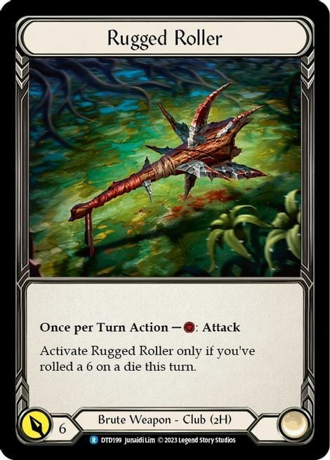 Rugged Roller Card Front