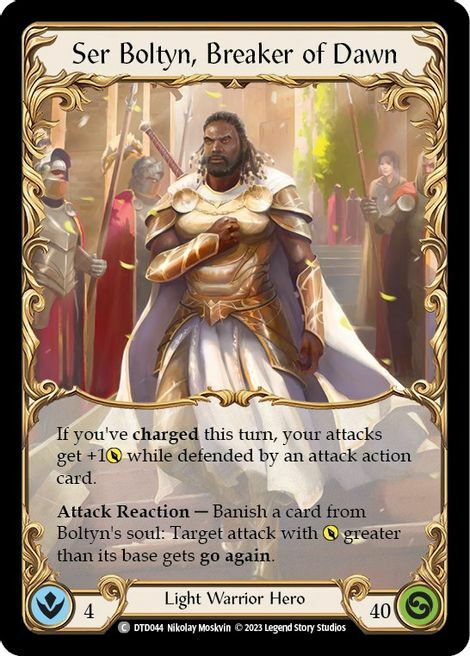 Ser Boltyn, Breaker of Dawn Card Front