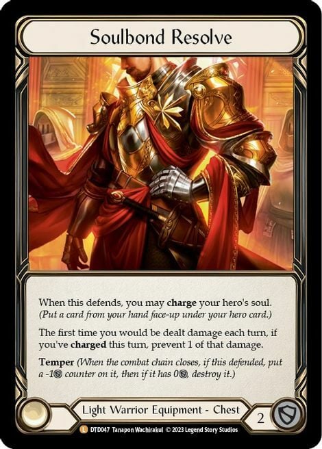 Soulbond Resolve Card Front