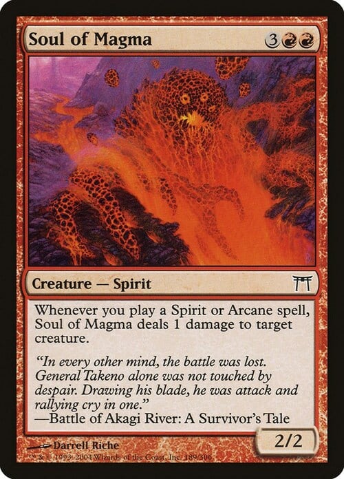 Anima del Magma Card Front