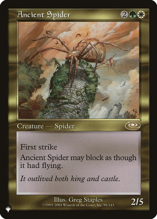 Ancient Spider Card Front