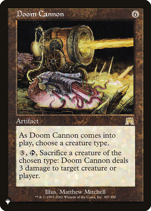 Doom Cannon Card Front