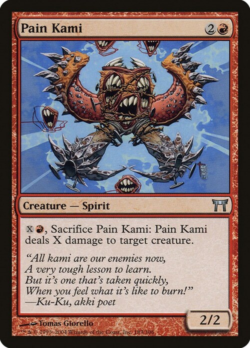 Pain Kami Card Front